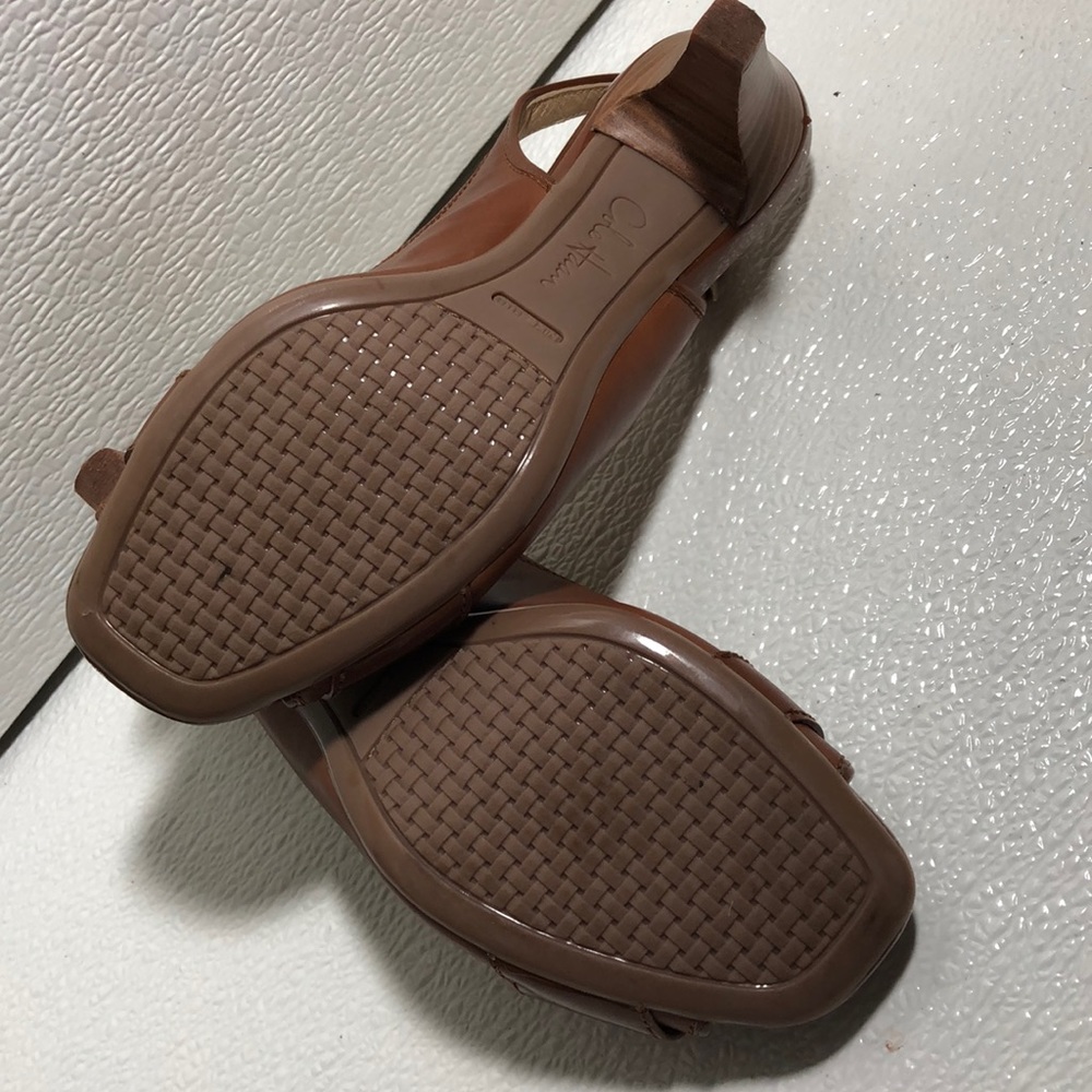 Cole Haan brown women’s leather shoes Heels Sz 6.5 - Picture 5 of 10